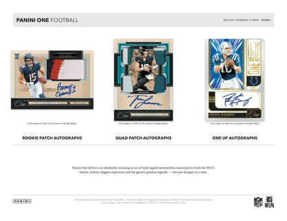 2024 Panini One Football Hobby Box | Columbia Sports Cards - Columbia Hobby - Sports Card Boxes - Toploaders - Card Savers