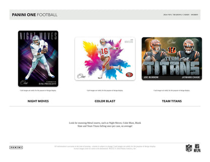2024 Panini One Football Hobby Box | Columbia Sports Cards - Columbia Hobby - Sports Card Boxes - Toploaders - Card Savers