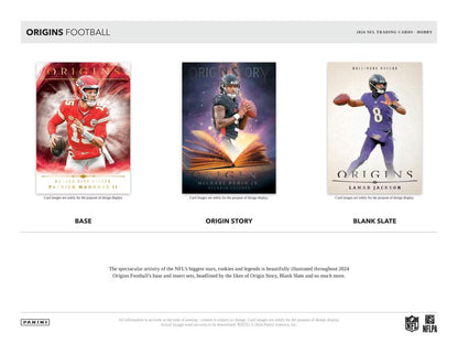 2024 Panini Origins Football Hobby Box - Columbia Hobby - Sports Card Boxes - Toploaders - Card Savers