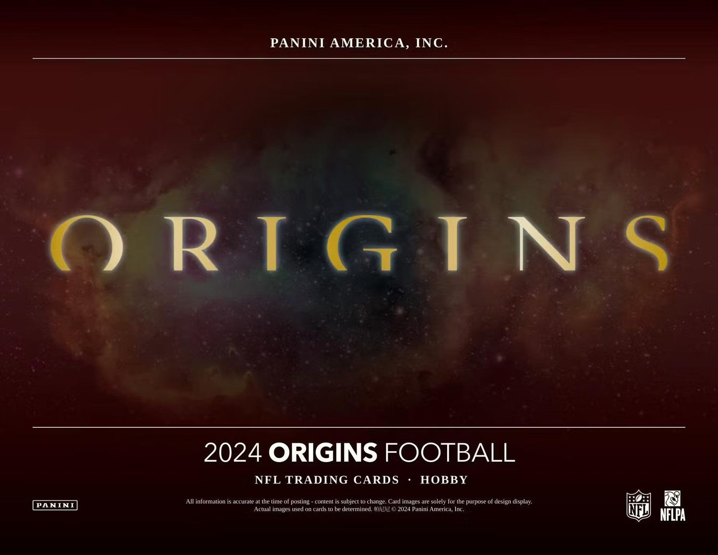 2024 Panini Origins Football Hobby Box - Columbia Hobby - Sports Card Boxes - Toploaders - Card Savers