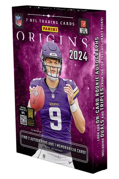 2024 Panini Origins Football Hobby Box - Columbia Hobby - Sports Card Boxes - Toploaders - Card Savers