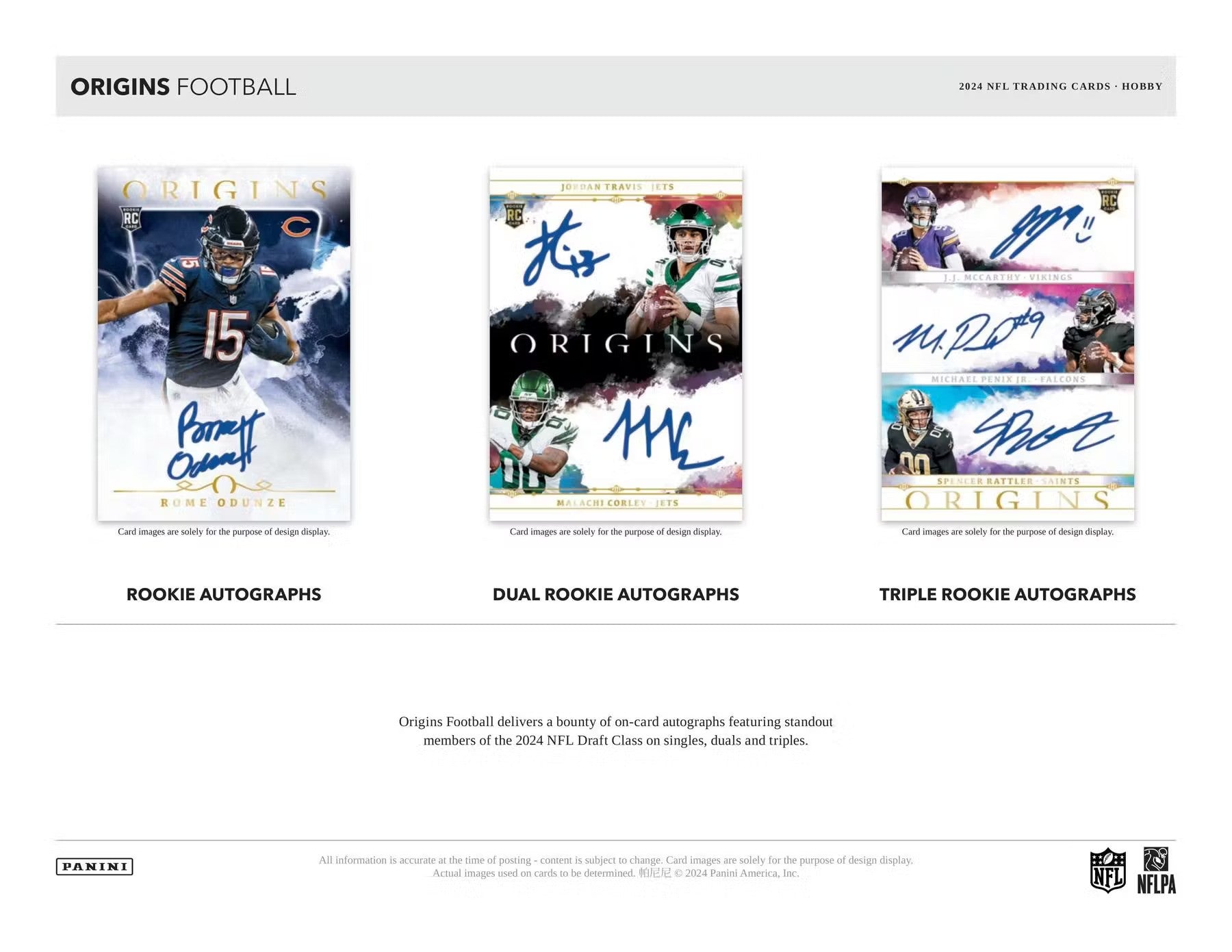 2024 Panini Origins Football Hobby Box - Columbia Hobby - Sports Card Boxes - Toploaders - Card Savers
