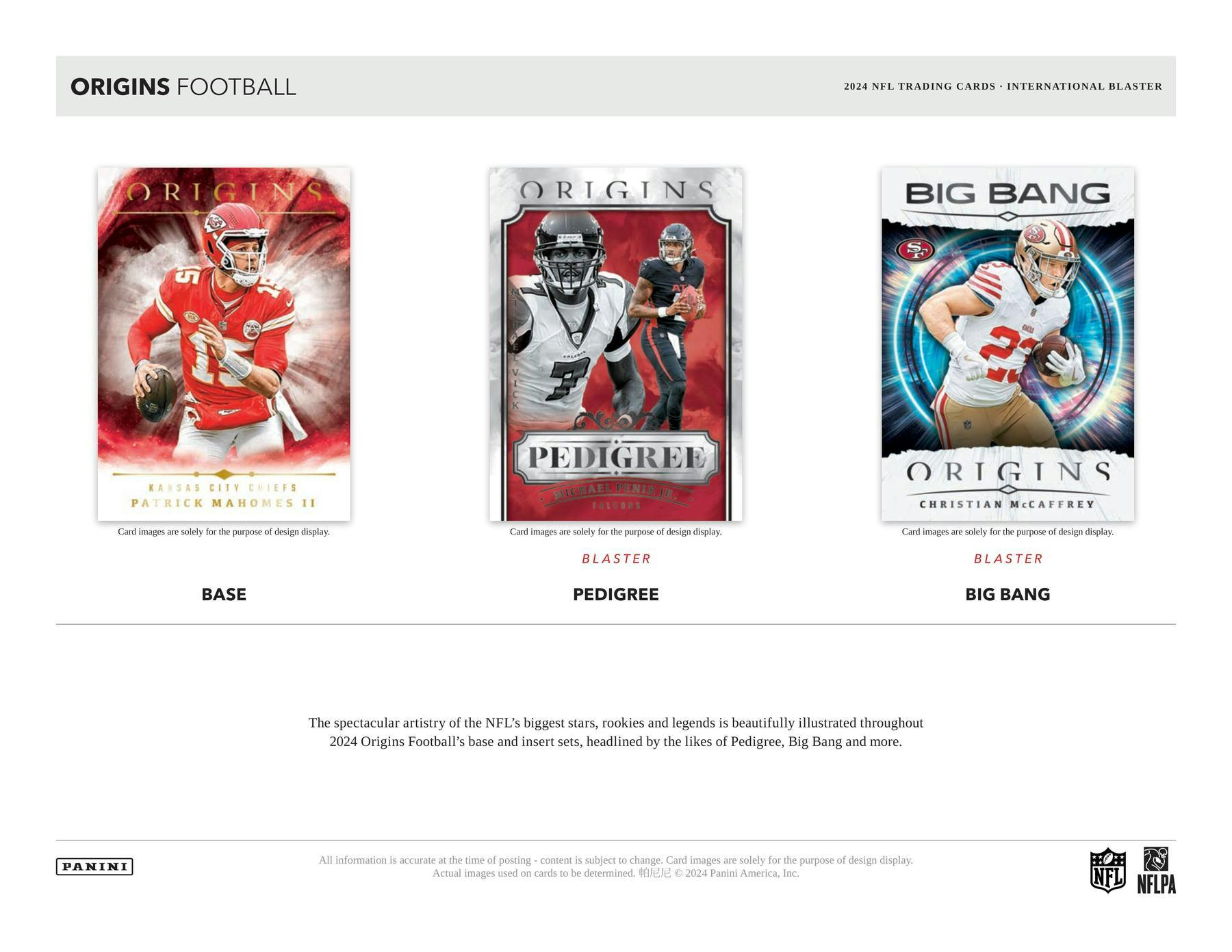 2024 Panini Origins Football International 6 - Pack Blaster Box - Columbia Hobby - Sports Card Boxes - Toploaders - Card Savers