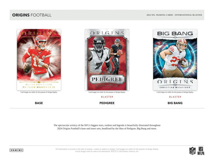 2024 Panini Origins Football International 6 - Pack Blaster Box - Columbia Hobby - Sports Card Boxes - Toploaders - Card Savers