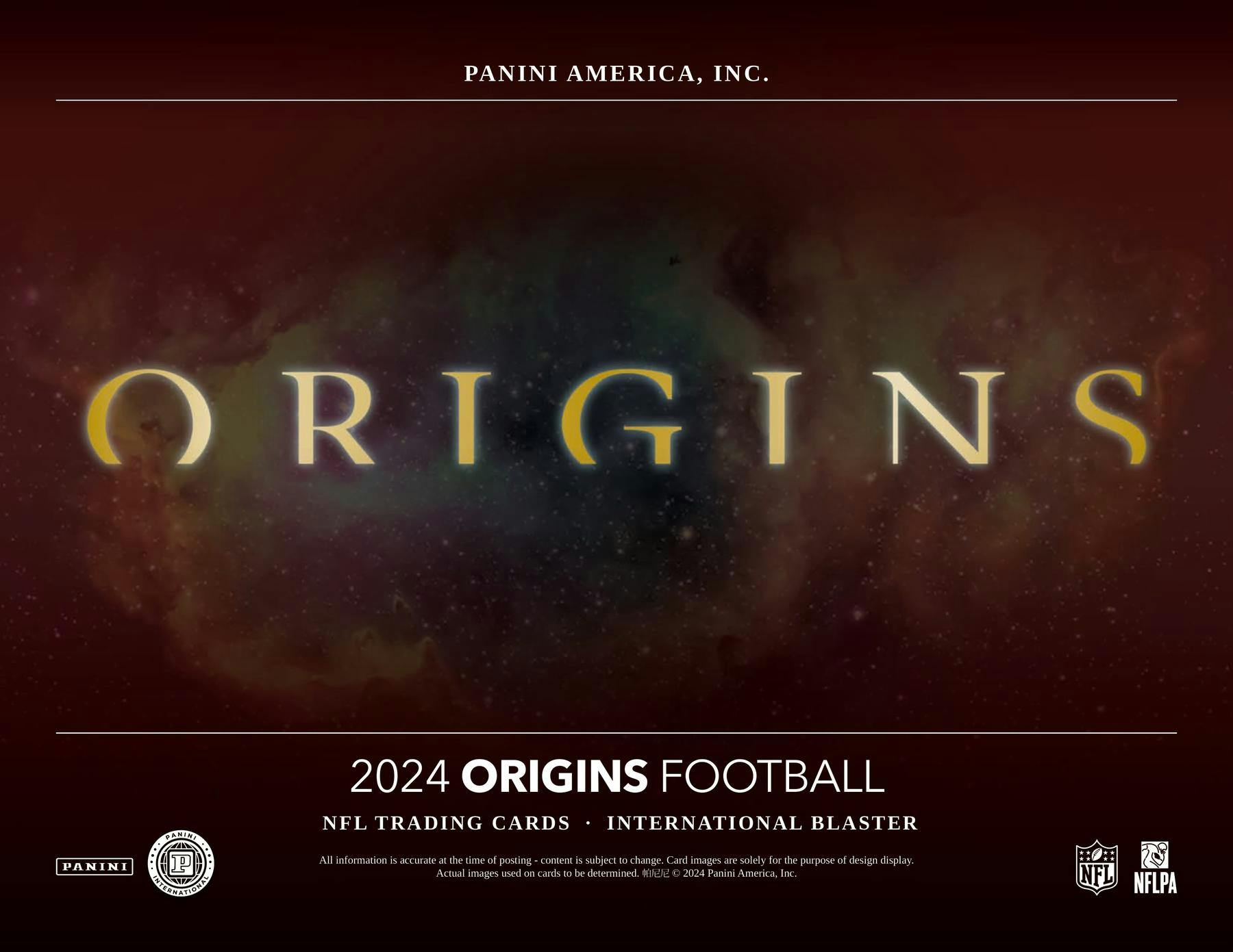 2024 Panini Origins Football International 6 - Pack Blaster Box - Columbia Hobby - Sports Card Boxes - Toploaders - Card Savers