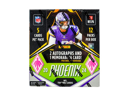 2024 Panini Phoenix Football Hobby Box - Columbia Hobby - Sports Card Boxes - Toploaders - Card Savers