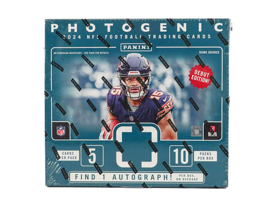 2024 Panini Photogenic Football Hobby Box - Columbia Hobby - Sports Card Boxes - Toploaders - Card Savers