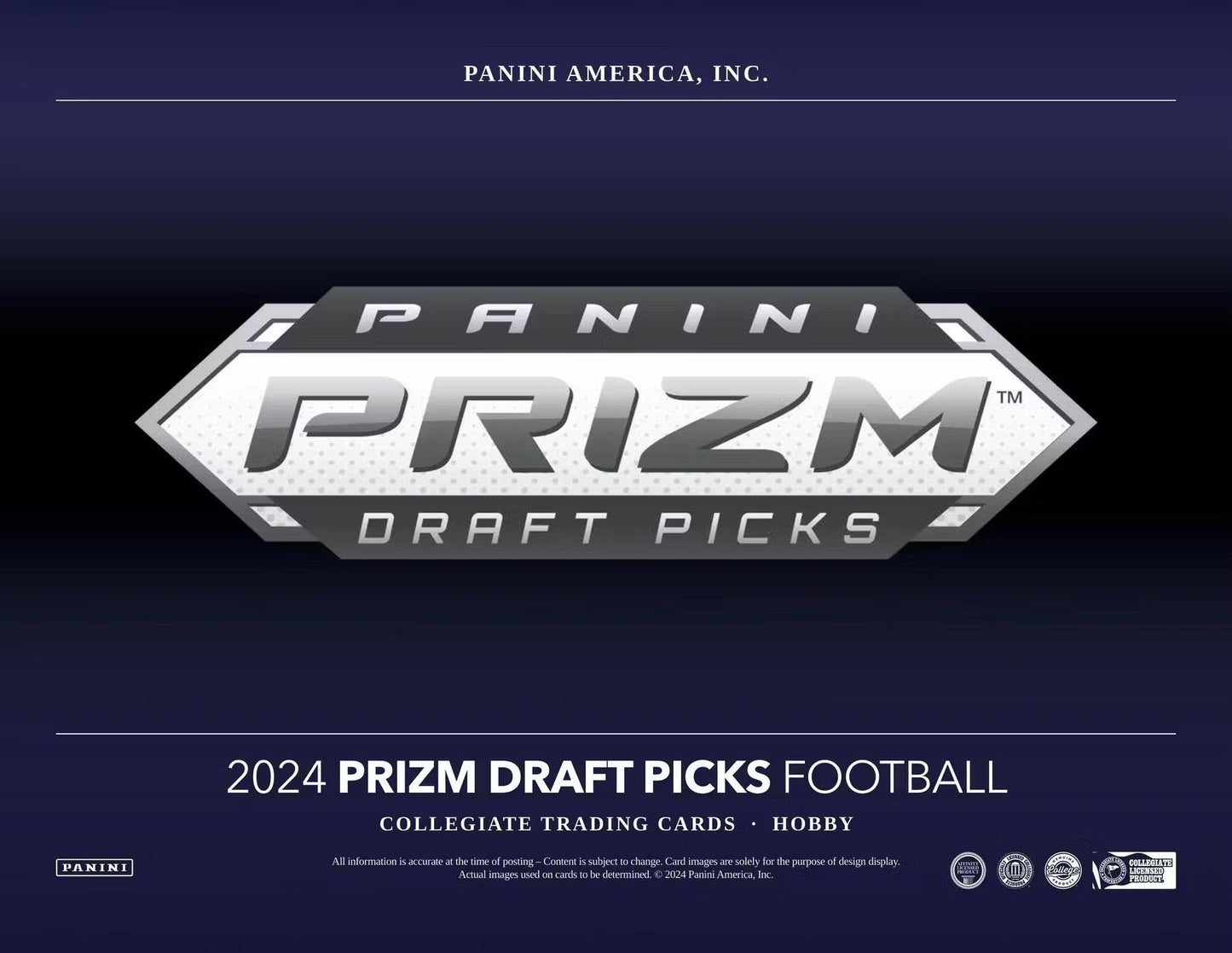 2024 Panini Prizm Draft Picks Football Hobby Box - Columbia Hobby - Sports Card Boxes - Toploaders - Card Savers