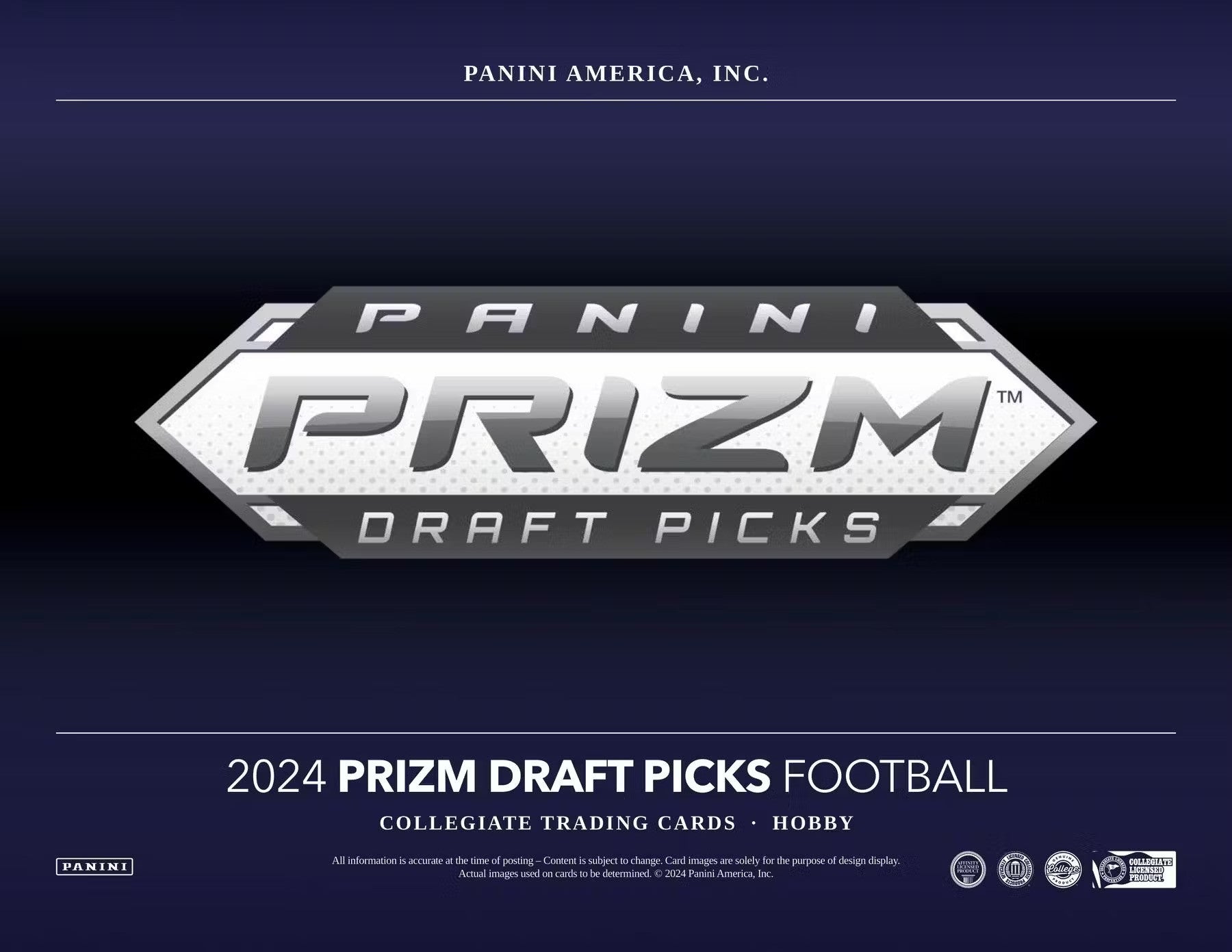 2024 Panini Prizm Draft Picks Football Hobby Box - Columbia Hobby - Sports Card Boxes - Toploaders - Card Savers