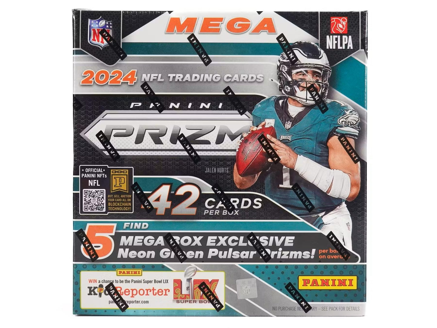 22024 Panini Prizm Football Mega Box Neon Green Pulsar

Prizm Football 2024 Mega Box NFL Trading Cards

2024 Prizm NFL Neon Green Pulsar Hobby Box

Panini Prizm Football Mega Box 2024 Collectible Cards