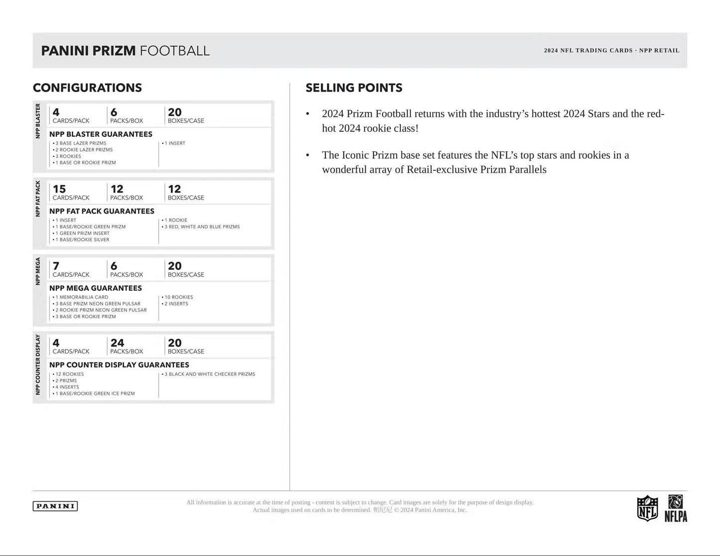 2024 Panini Prizm Football Mega Box (Neon Green Pulsar Prizms) - Columbia Hobby - Sports Card Boxes - Toploaders - Card Savers