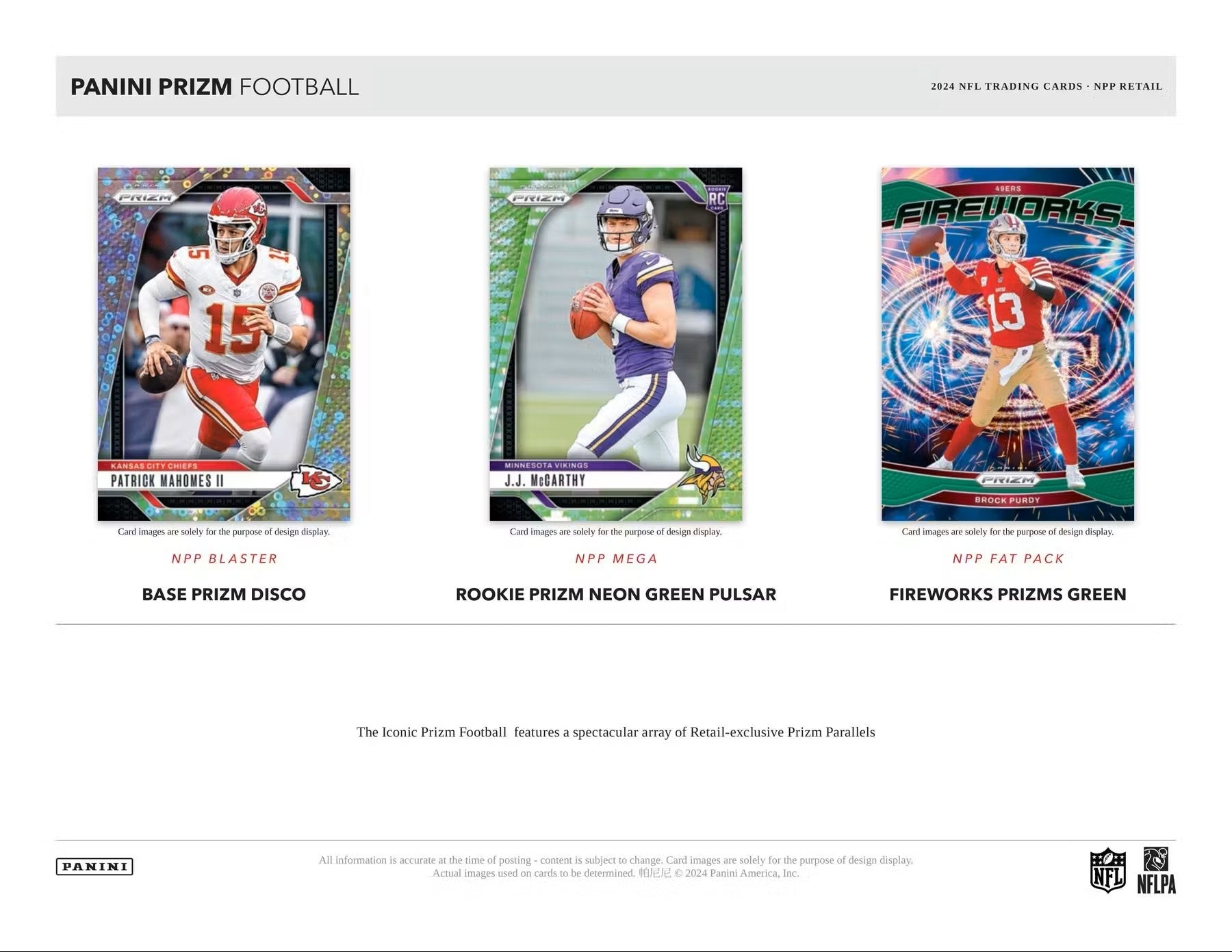2024 Panini Prizm Football Mega Box (Neon Green Pulsar Prizms) - Columbia Hobby - Sports Card Boxes - Toploaders - Card Savers
