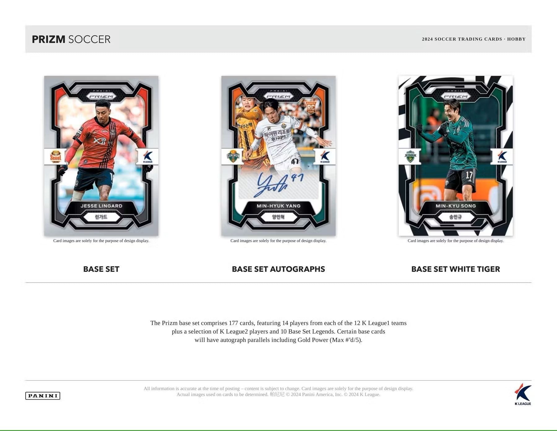 2024 Panini Prizm K League Soccer Hobby Box - Columbia Hobby - Sports Card Boxes - Toploaders - Card Savers