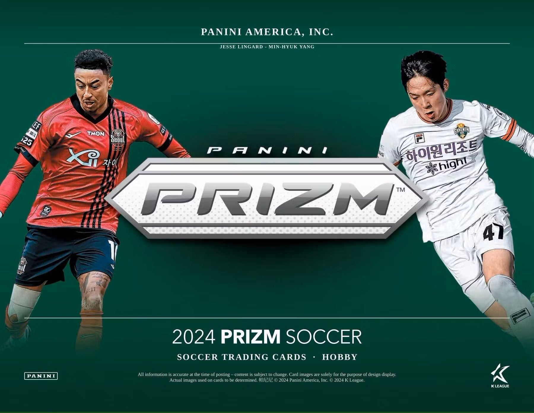 2024 Panini Prizm K League Soccer Hobby Box - Columbia Hobby - Sports Card Boxes - Toploaders - Card Savers