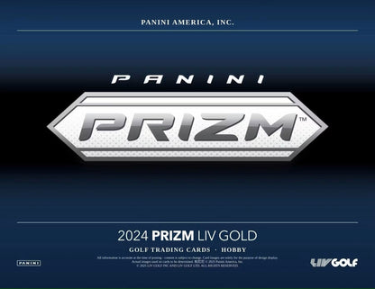 2024 Panini Prizm LIV Golf Hobby Box - Columbia Hobby - Sports Card Boxes - Toploaders - Card Savers