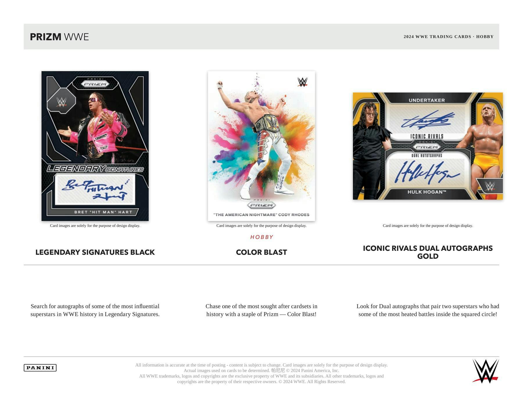 2024 Panini Prizm WWE Wrestling Hobby Box - Columbia Hobby - Sports Card Boxes - Toploaders - Card Savers