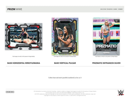 2024 Panini Prizm WWE Wrestling Hobby Box - Columbia Hobby - Sports Card Boxes - Toploaders - Card Savers