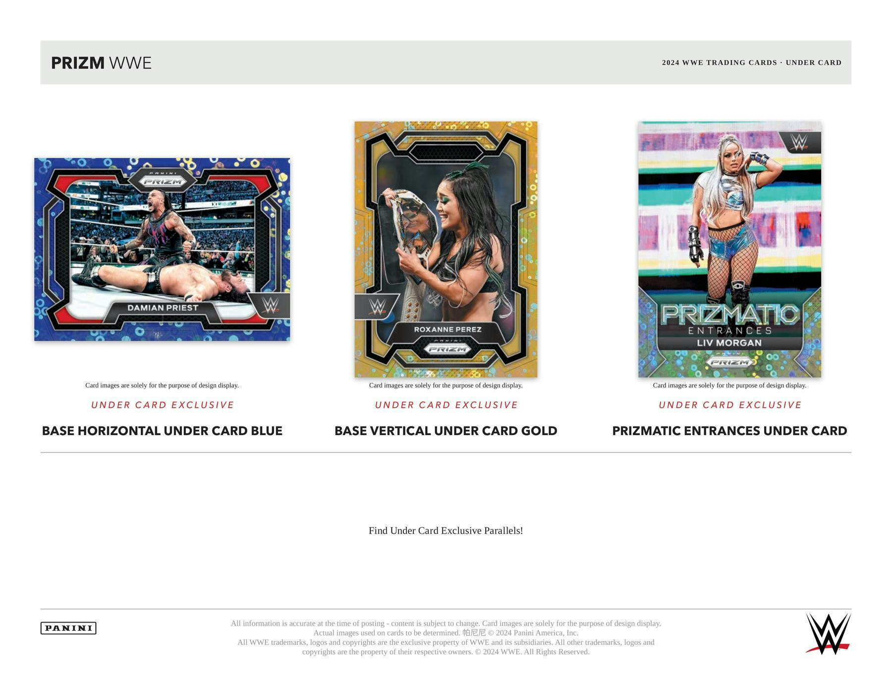 2024 Panini Prizm WWE Wrestling Under Card Box - Columbia Hobby - Sports Card Boxes - Toploaders - Card Savers