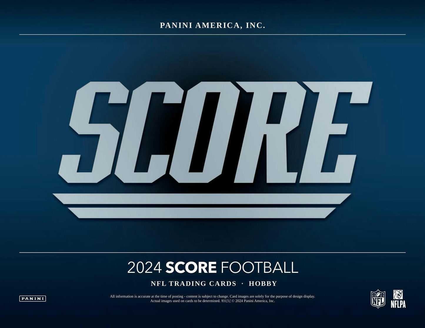2024 Panini Score Football Hobby Box - Columbia Hobby - Sports Card Boxes - Toploaders - Card Savers