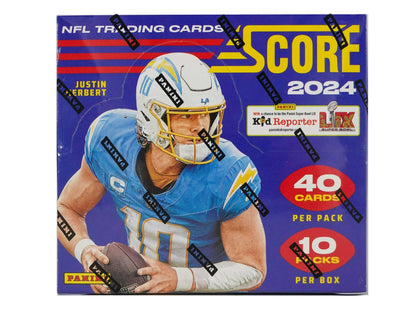 2024 Panini Score Football Hobby Box - Columbia Hobby - Sports Card Boxes - Toploaders - Card Savers