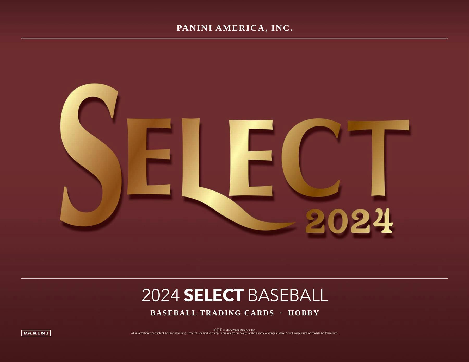2024 Panini Select Baseball Hobby Box - Columbia Hobby - Sports Card Boxes - Toploaders - Card Savers