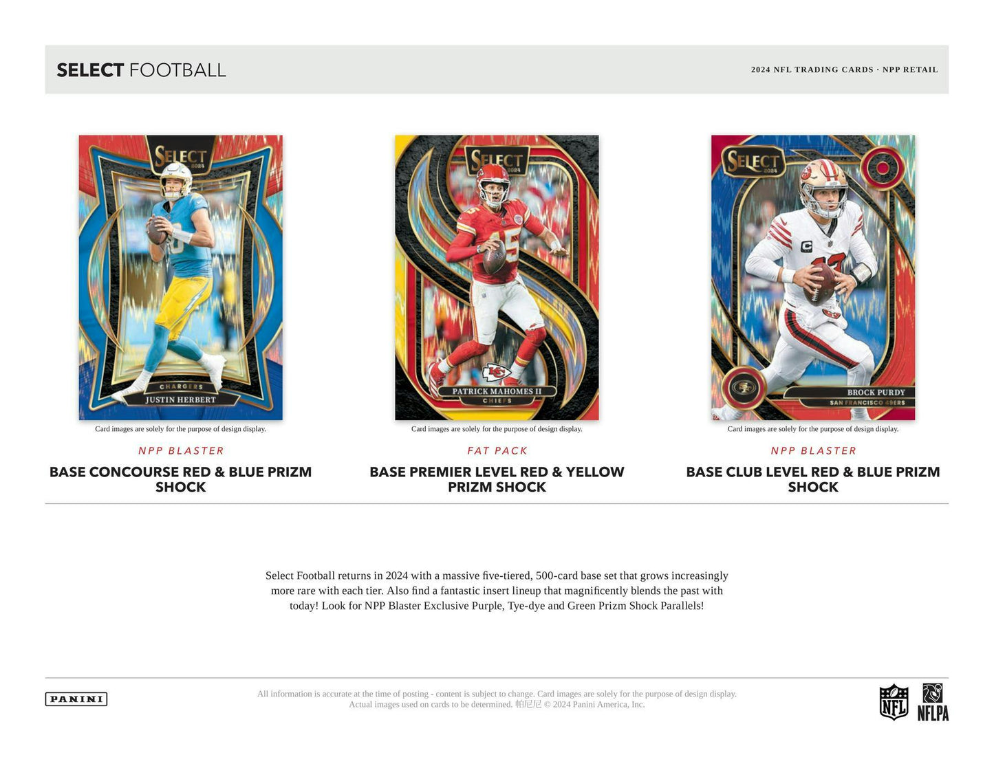 2024 Panini Select Football 6 - Pack Blaster Box (Red & Blue Prizms!) - Columbia Hobby - Sports Card Boxes - Toploaders - Card Savers