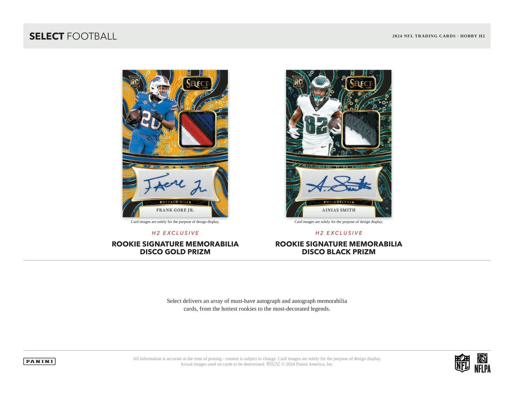 2024 Panini Select Football H2 Box - Columbia Hobby - Sports Card Boxes - Toploaders - Card Savers