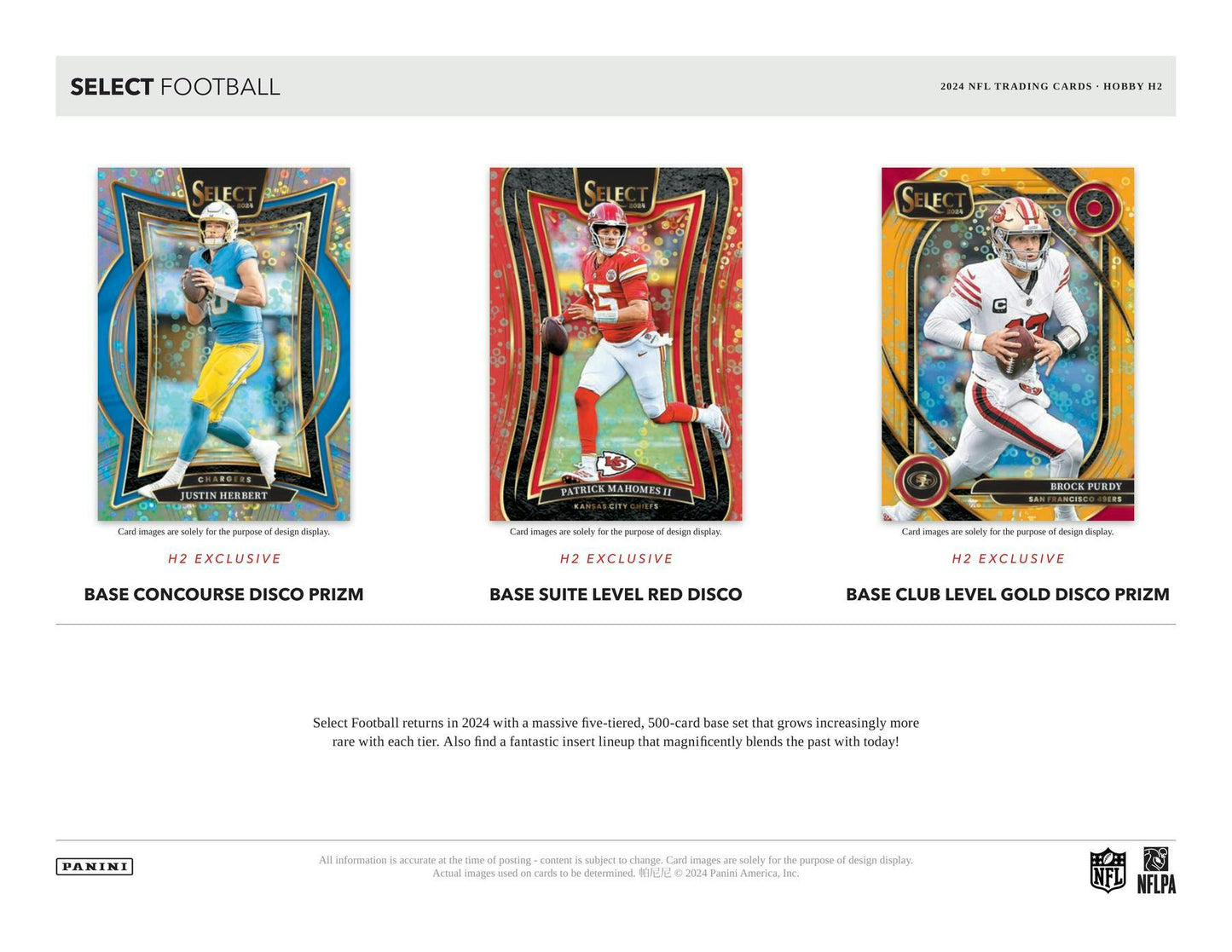 2024 Panini Select Football H2 Box - Columbia Hobby - Sports Card Boxes - Toploaders - Card Savers