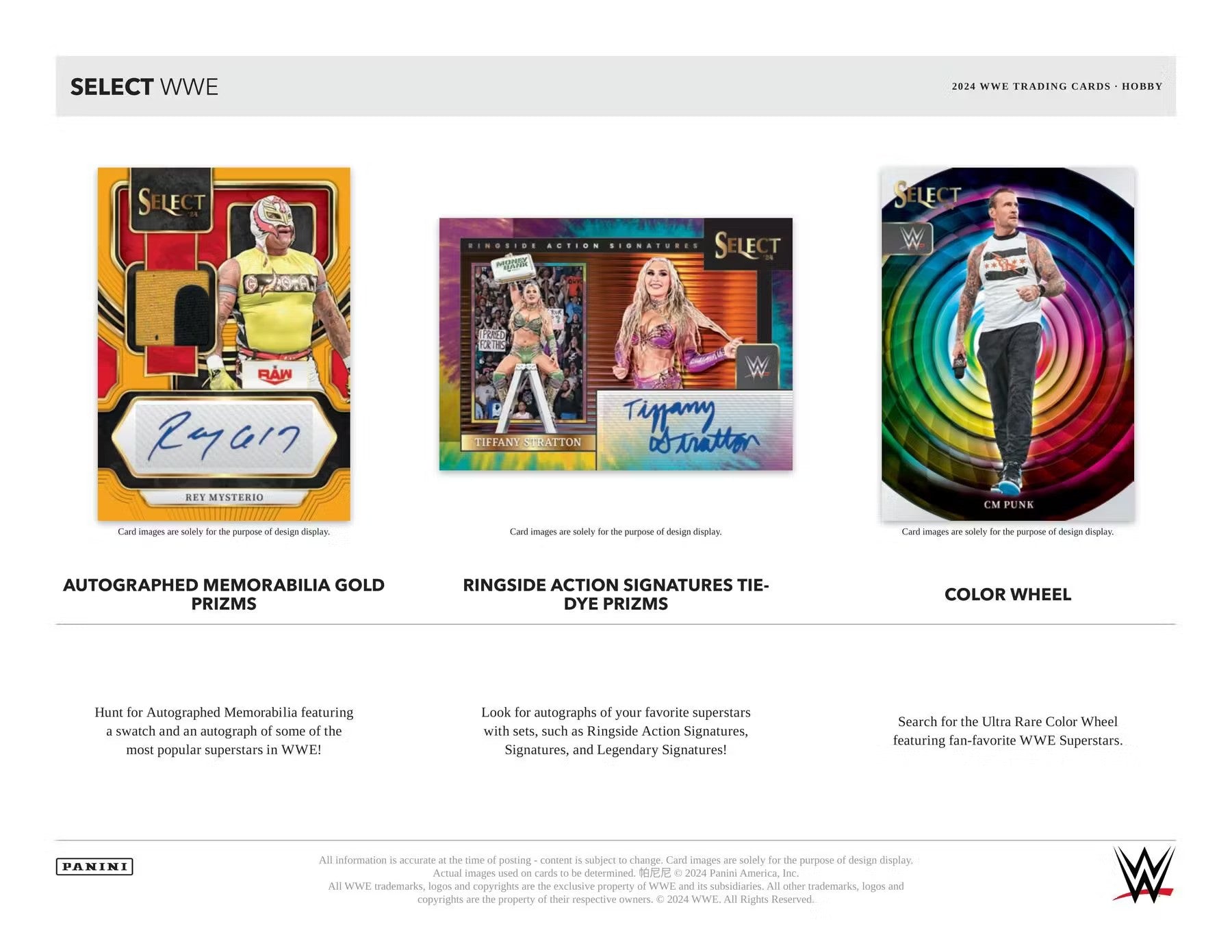2024 Panini Select WWE Wrestling Hobby Box - Columbia Hobby - Sports Card Boxes - Toploaders - Card Savers
