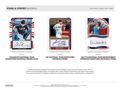 2024 Panini USA Stars & Stripes Baseball Hobby Box - Columbia Hobby - Sports Card Boxes - Toploaders - Card Savers