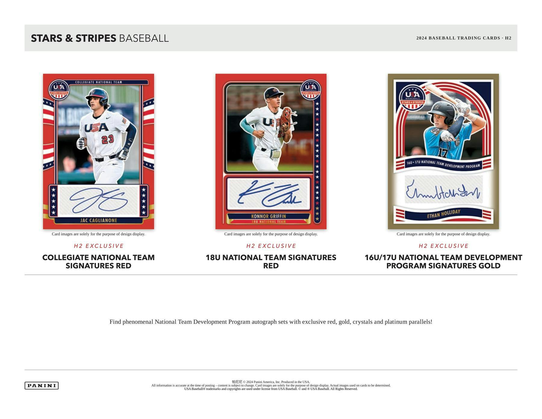 2024 Panini USA Stars & Stripes Baseball Hybrid H2 Box - Columbia Hobby - Sports Card Boxes - Toploaders - Card Savers