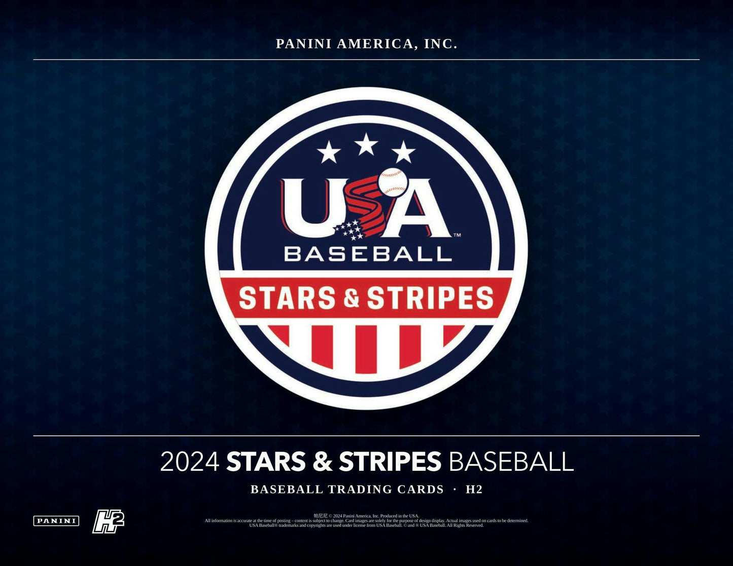 2024 Panini USA Stars & Stripes Baseball Hybrid H2 Box - Columbia Hobby - Sports Card Boxes - Toploaders - Card Savers