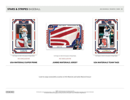 2024 Panini USA Stars & Stripes Baseball Hybrid H2 Box - Columbia Hobby - Sports Card Boxes - Toploaders - Card Savers