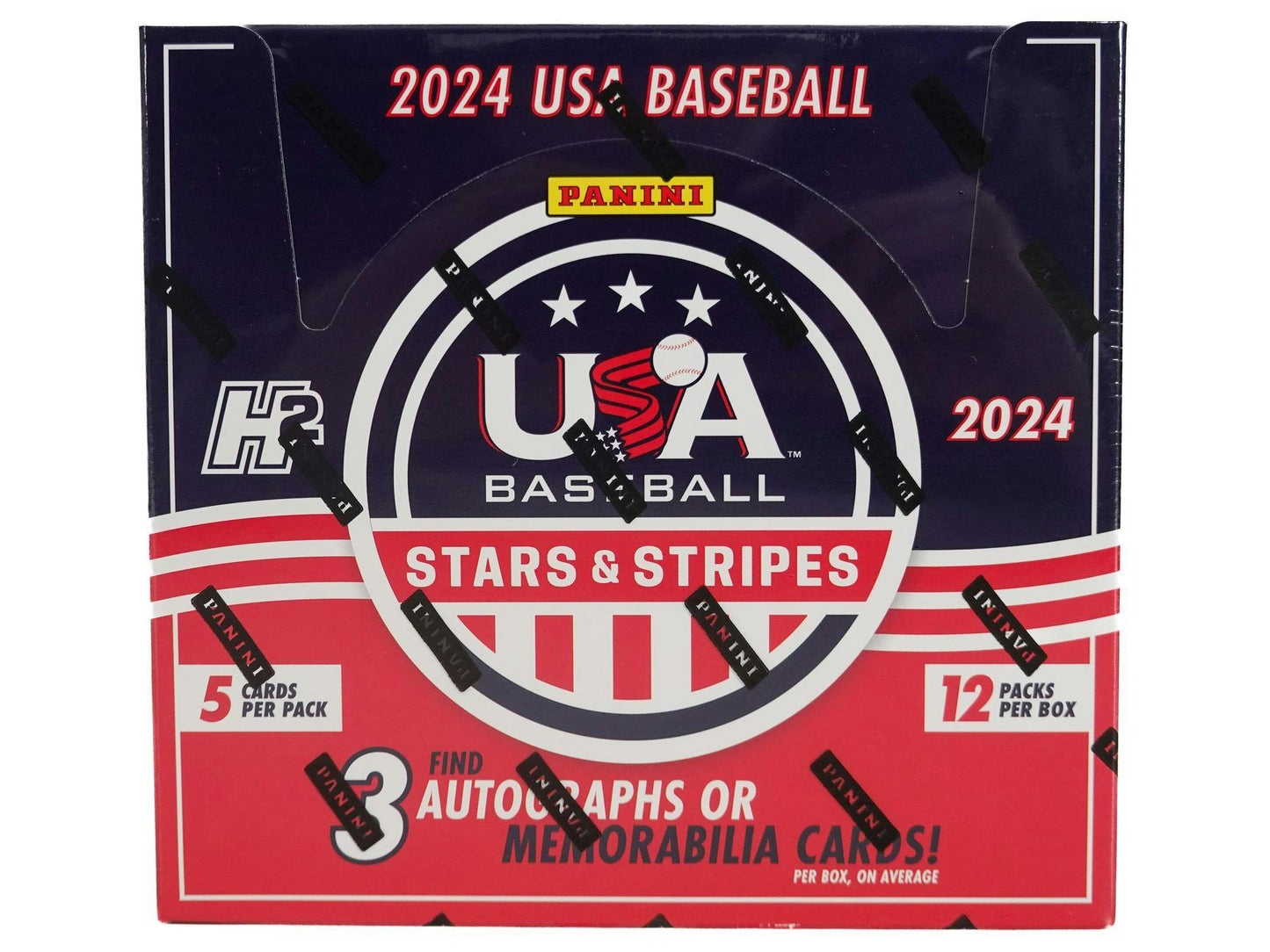 2024 Panini USA Stars & Stripes Baseball Hybrid H2 Box - Columbia Hobby - Sports Card Boxes - Toploaders - Card Savers
