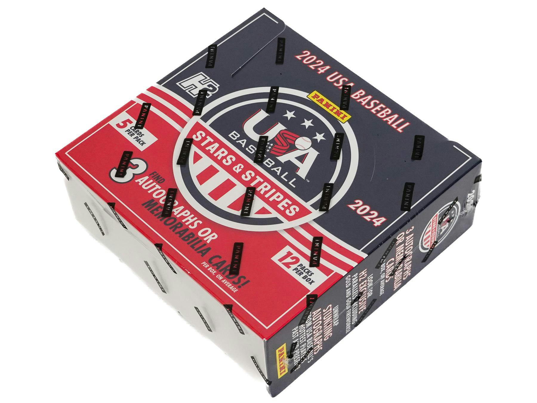 2024 Panini USA Stars & Stripes Baseball Hybrid H2 Box - Columbia Hobby - Sports Card Boxes - Toploaders - Card Savers