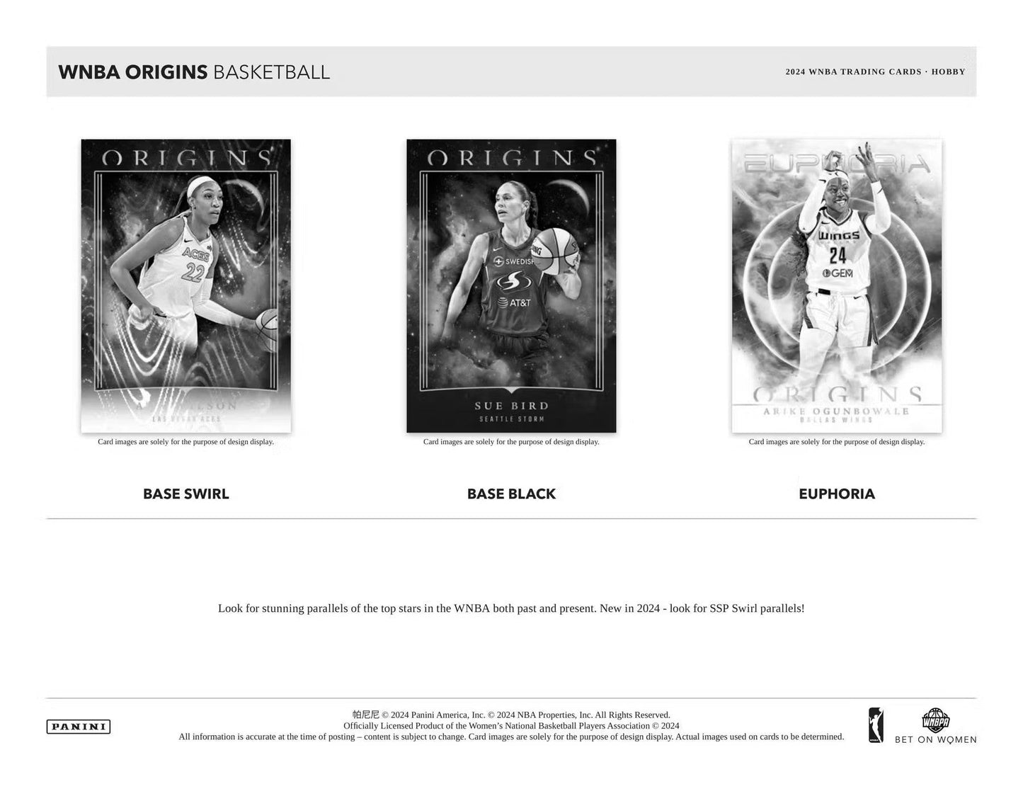 2024 Panini WNBA Origins Basketball Hobby Box - Columbia Hobby - Sports Card Boxes - Toploaders - Card Savers