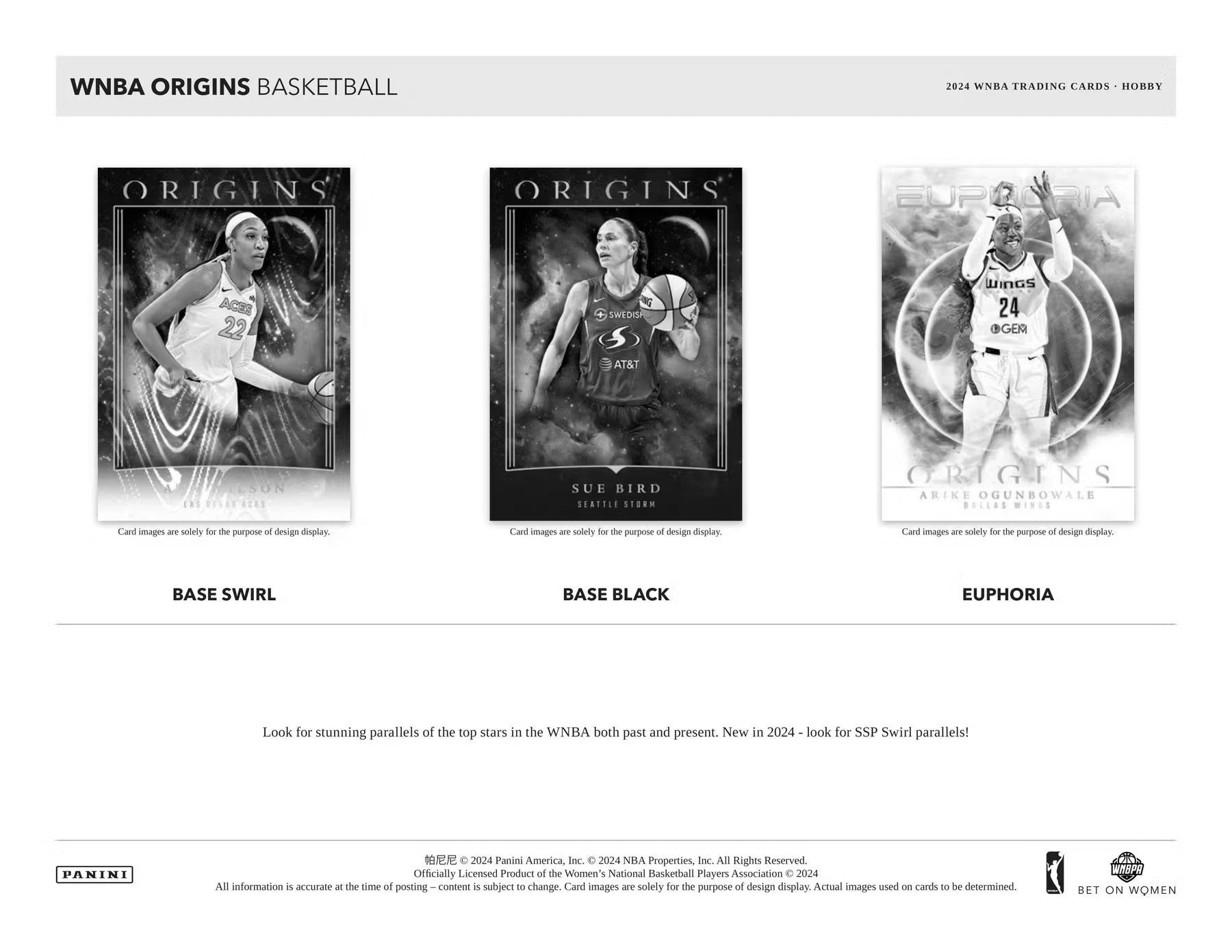 2024 Panini WNBA Origins Basketball Hobby Box - Columbia Hobby - Sports Card Boxes - Toploaders - Card Savers