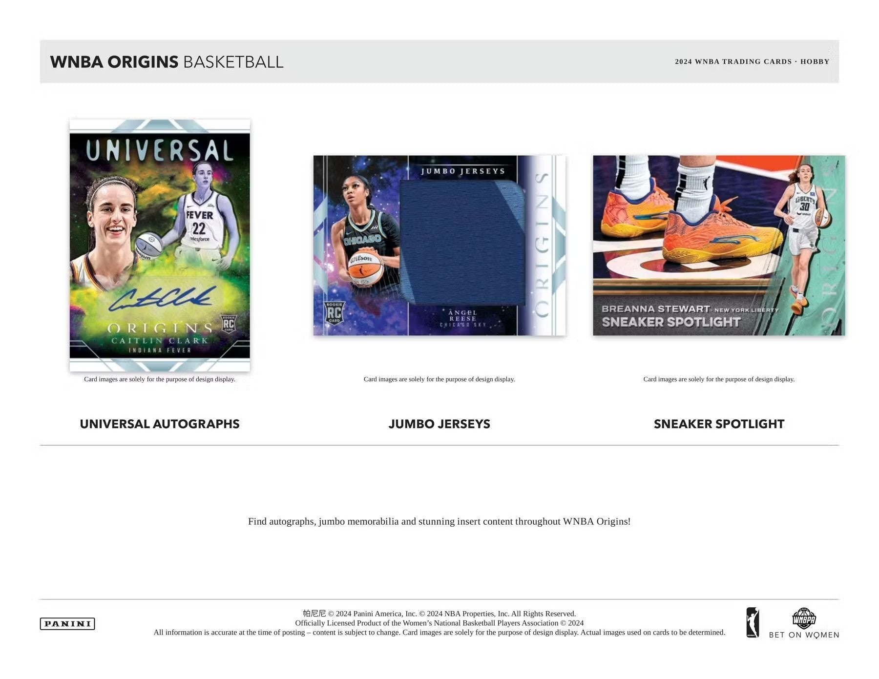 2024 Panini WNBA Origins Basketball Hobby Box - Columbia Hobby - Sports Card Boxes - Toploaders - Card Savers