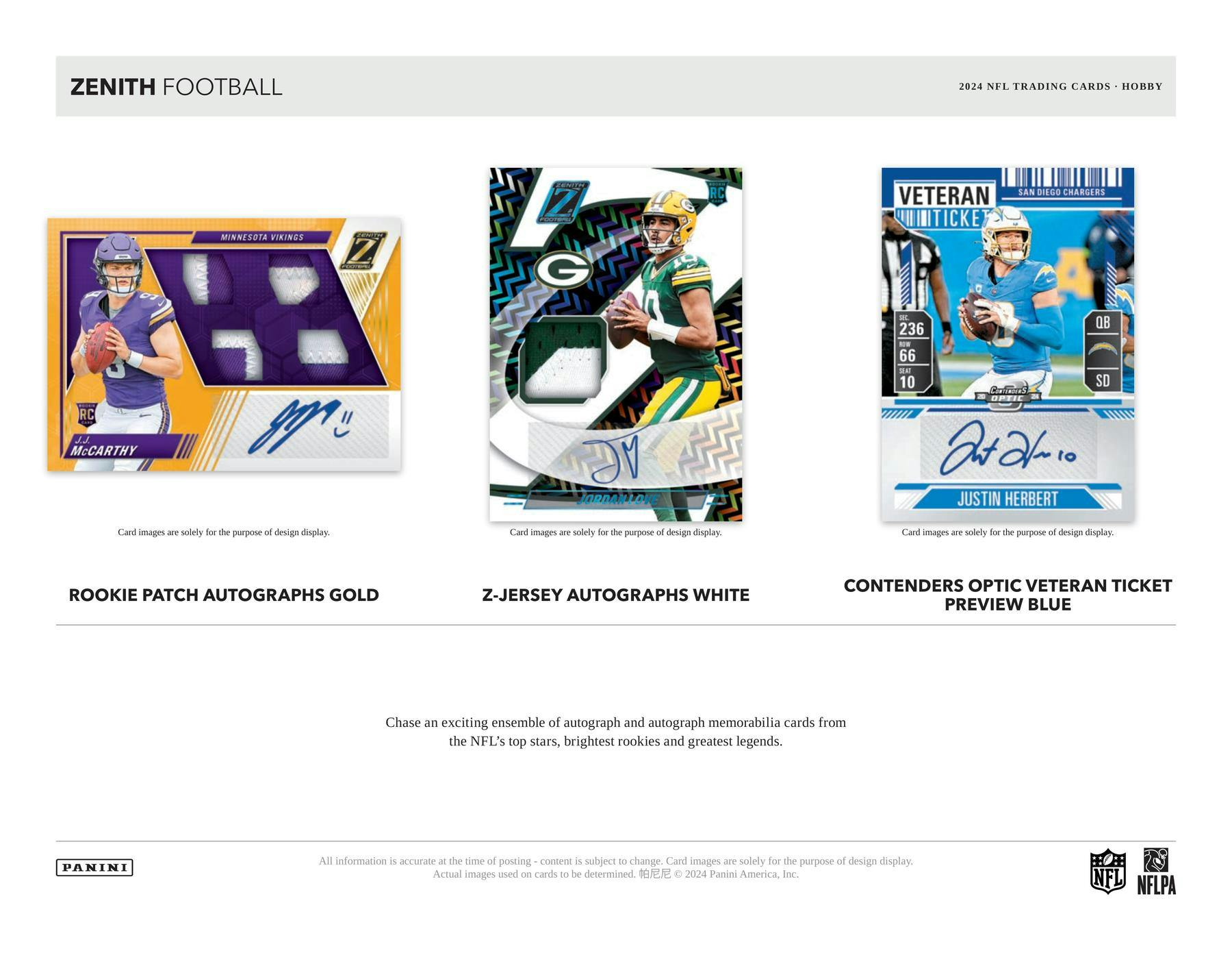 2024 Panini Zenith Football Hobby Box - Columbia Hobby - Sports Card Boxes - Toploaders - Card Savers