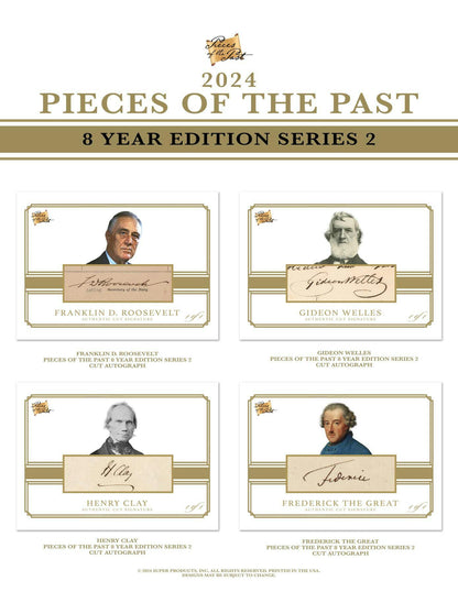 2024 Pieces of The Past 8 Year Series 2 Collection Box - Columbia Hobby - Sports Card Boxes - Toploaders - Card Savers