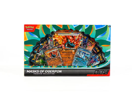 2024 Pokémon Masks of Ogerpon Premium Collection Box | Columbia Sports Cards & More - Columbia Hobby - Sports Card Boxes - Toploaders - Card Savers