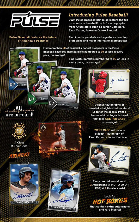 2024 Pulse Baseball - Columbia Hobby - Sports Card Boxes - Toploaders - Card Savers