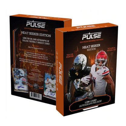 2024 Pulse Premier Football Heat Seekers Edition Box - Columbia Hobby - Sports Card Boxes - Toploaders - Card Savers