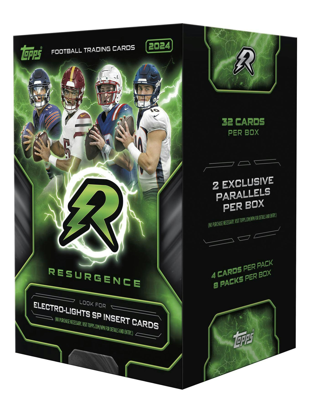2024 Topps Resurgence Football 8-Pack Value SE Blaster Box