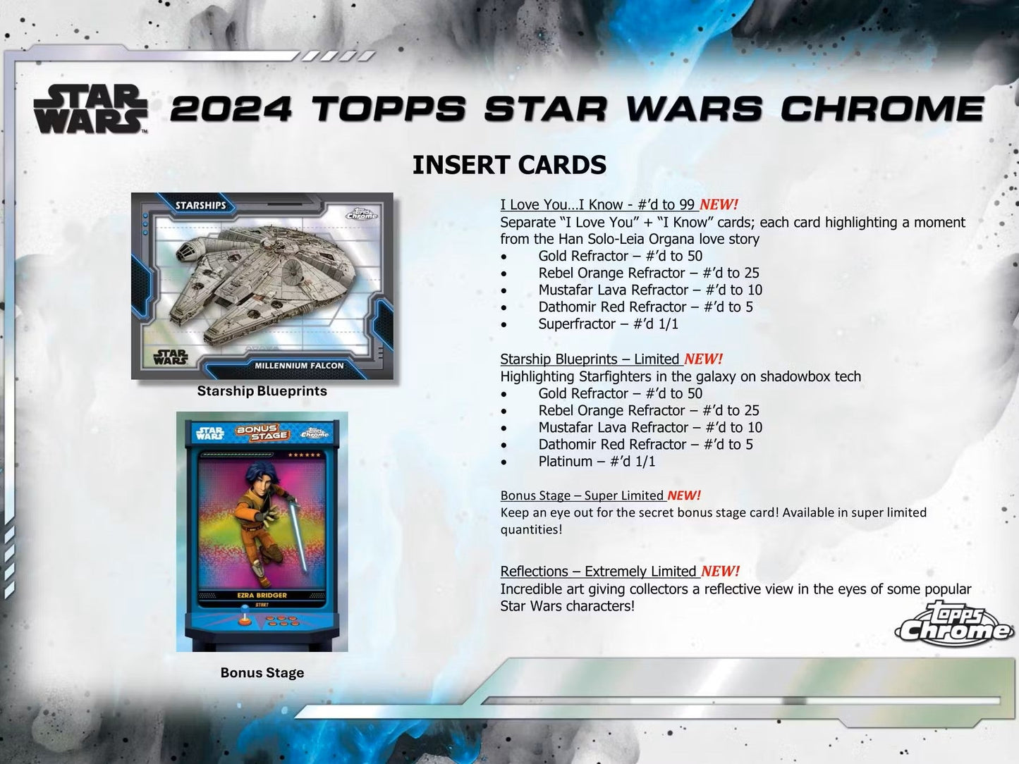 2024 Star Wars Topps Chrome Hobby Box - Columbia Hobby - Sports Card Boxes - Toploaders - Card Savers