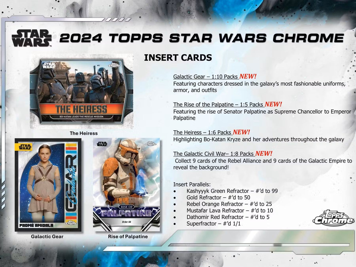 2024 Star Wars Topps Chrome Hobby Box - Columbia Hobby - Sports Card Boxes - Toploaders - Card Savers
