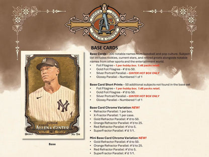 2024 Topps Allen & Ginter Baseball 8 - Pack Blaster Box - Columbia Hobby - Sports Card Boxes - Toploaders - Card Savers