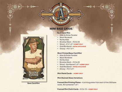 2024 Topps Allen & Ginter Baseball 8 - Pack Blaster Box - Columbia Hobby - Sports Card Boxes - Toploaders - Card Savers