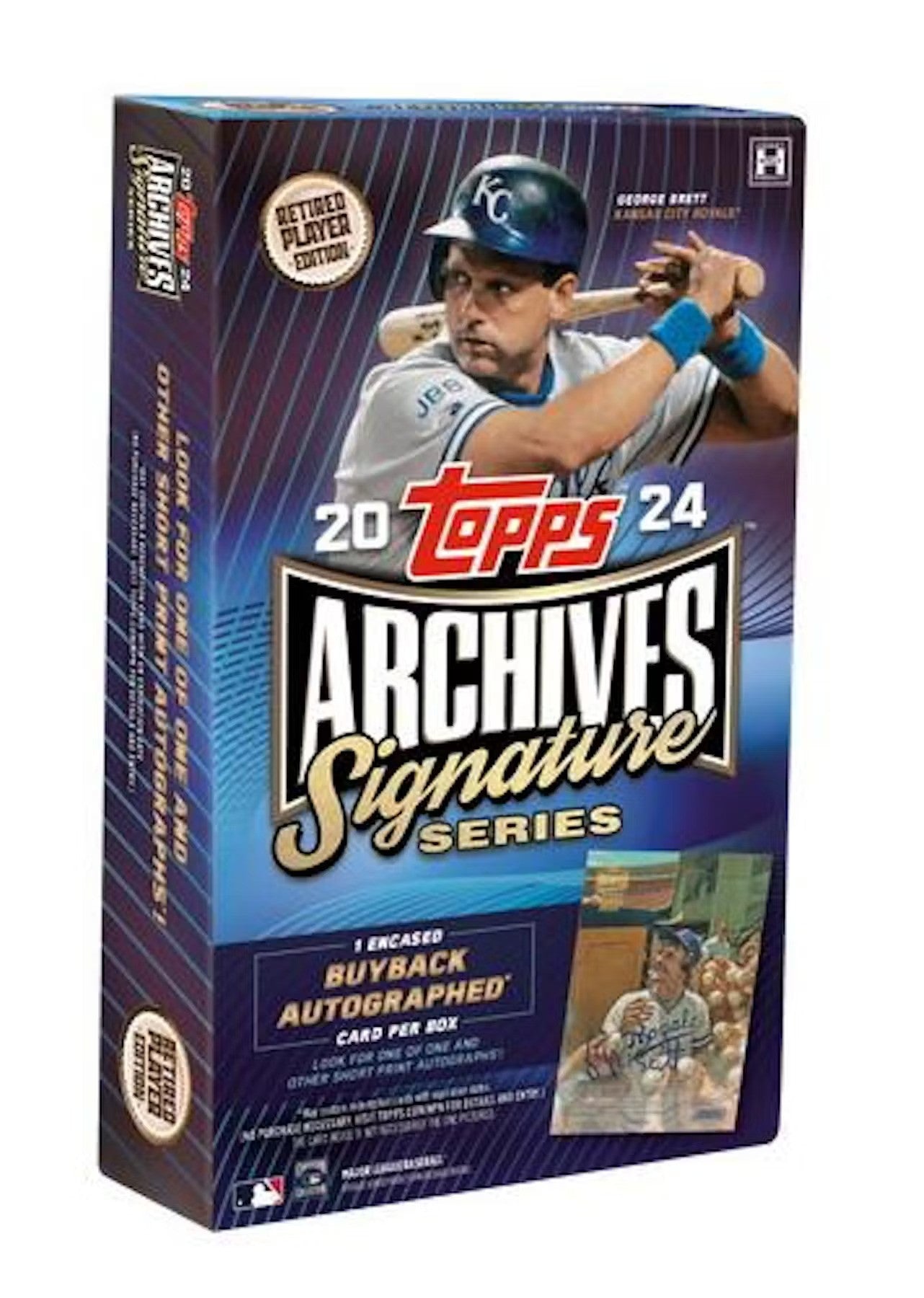 2024 Topps Archives Signature Series Retired Player Edition Baseball Hobby Box - Columbia Hobby - Sports Card Boxes - Toploaders - Card Savers