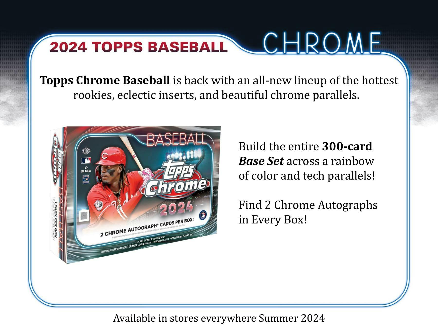 2024 Topps Chrome Baseball Breakers Delight Box - Columbia Hobby - Sports Card Boxes - Toploaders - Card Savers